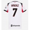 Damen Fußballbekleidung AC Milan Santiago Gimenez #7 Auswärtstrikot 2025-26 Kurzarm